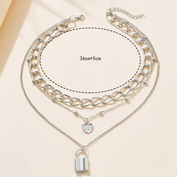 3 layer necklace boho style - Picture 3 of 3